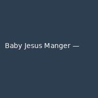 Baby Jesus Manger — Bold (1)