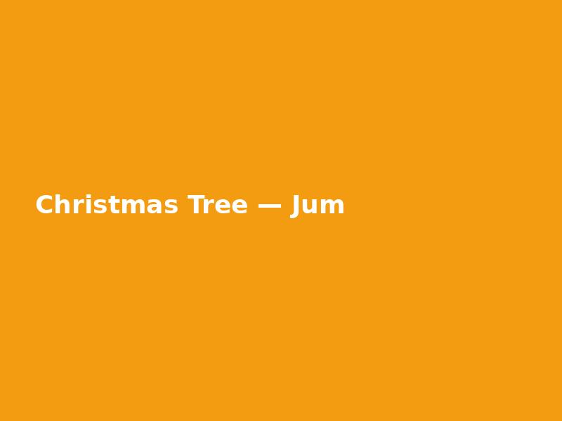Christmas Tree — Jumbo