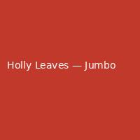 Holly Leaves — Jumbo (3)