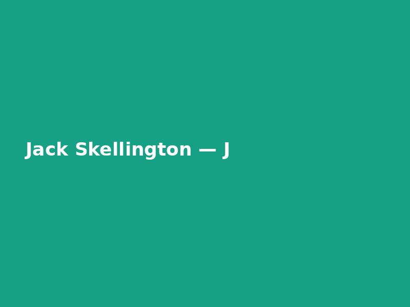 Jack Skellington — Jumbo