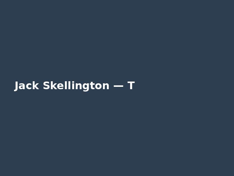 Jack Skellington — Triple