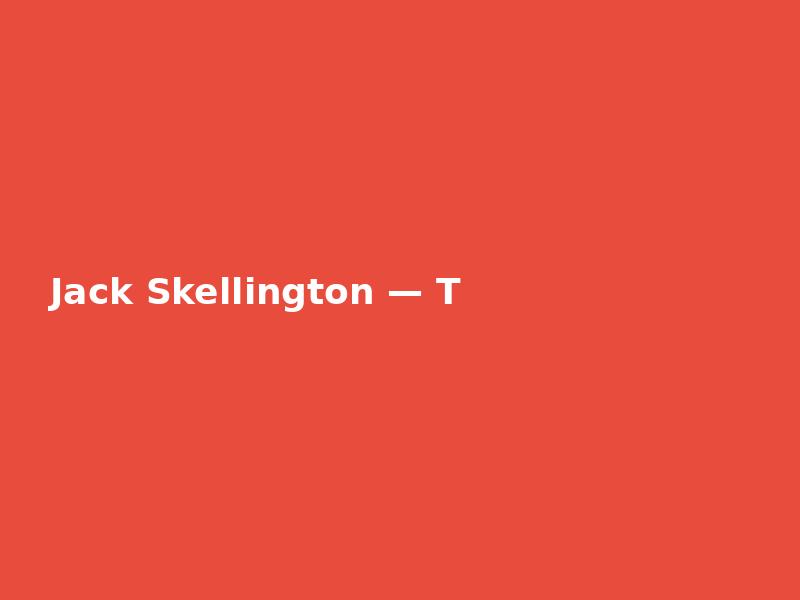 Jack Skellington — Triple