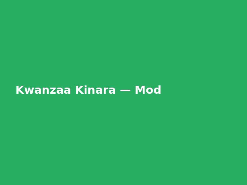 Kwanzaa Kinara — Modern