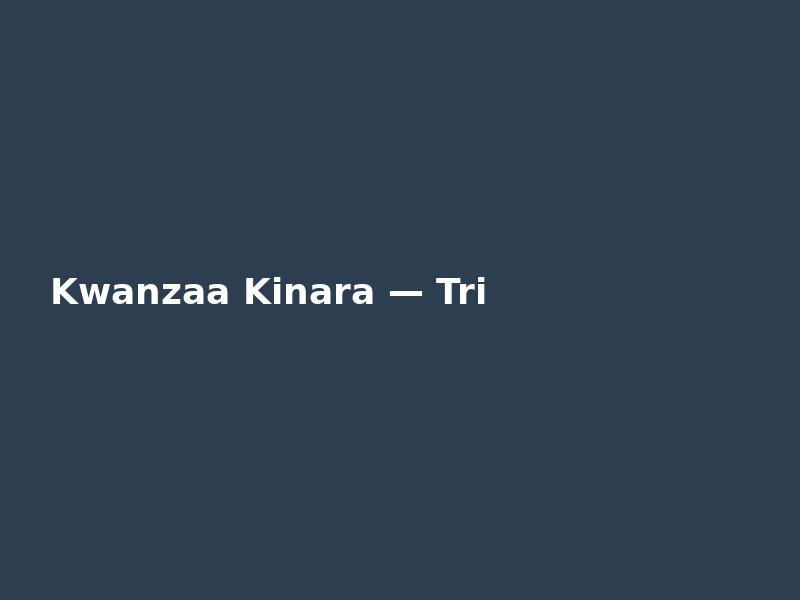 Kwanzaa Kinara — Triple