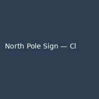 North Pole Sign — Classic (5)