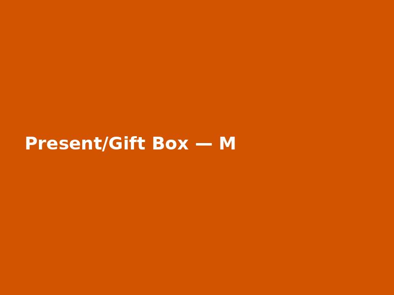 Present/Gift Box — Modern