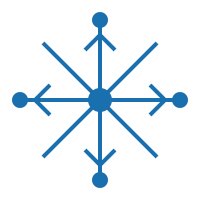Blue Snowflake