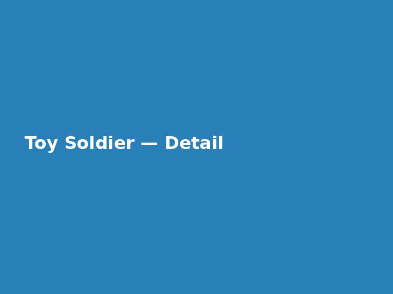 Toy Soldier — Detailed